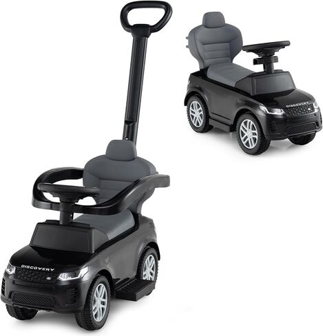 HONEY JOY Ride On Push Car for Toddlers, Licensed Land Rover Ride On Sliding Car w/Handle & Handrails, Music & Lights, Under Seat Storage, No Batteries, Kids Ride On Toys for Boys and Girls (Pink) in Saudi Arabia