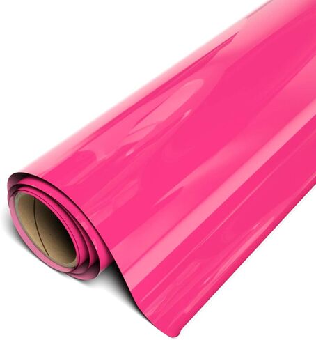 Siser EasyWeed Heat Transfer Vinyl 11.8" x 5ft Roll (Passion Pink) - - Compatible with Siser, Cricut, Silhouette and Other Craft/Professional Cutters - CPSIA Certified in Saudi Arabia