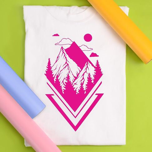 Siser EasyWeed Heat Transfer Vinyl 11.8" x 5ft Roll (Passion Pink) - - Compatible with Siser, Cricut, Silhouette and Other Craft/Professional Cutters - CPSIA Certified in Saudi Arabia