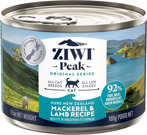 ZIWI Peak Canned Wet Cat Food – All Natural, High Protein, Grain Free, Limited Ingredient, with Superfoods (Rabbit & Lamb, Case of 12, 6.5oz Cans) in Saudi Arabia