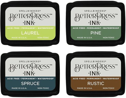 Woodlands BetterPress Ink Mini Set - 4 Pack in Saudi Arabia
