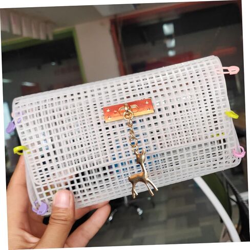 DECHOUS 5PCS حقيبة شبكة شبكات الألواح البلاستيكية شبكات منسوجة لمشاريع CROCHETING DIY in Kuwait