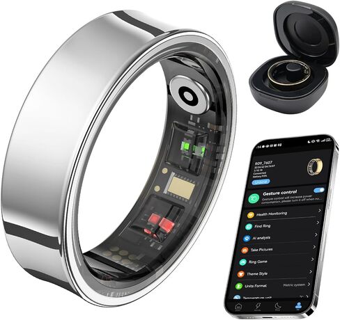 AMOVAN Ring Sizer Measuring Tool Size Kit is Used to Measure The US Size 6-13 for The Smart Ring in Saudi Arabia