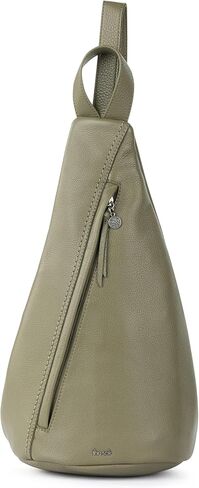 The Sak Geo Sling Backpack in Leather, Convertible Design, Slate in Saudi Arabia