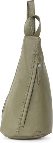The Sak Geo Sling Backpack in Leather, Convertible Design, Slate in Saudi Arabia