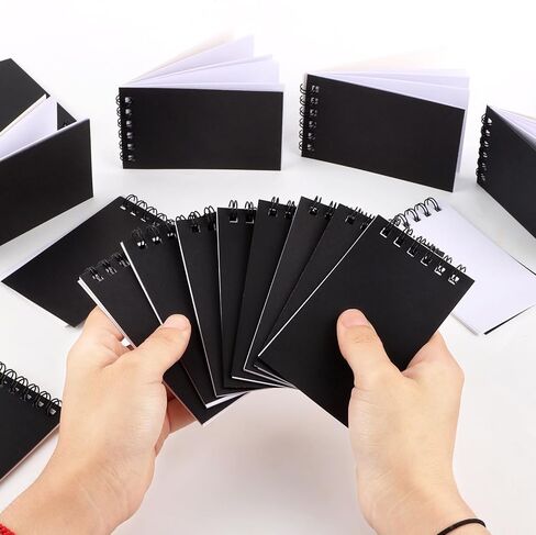 دفتر ملاحظات حلزوني صغير 24 PCS Mini Journal Notebooks تعيين دفاتر غلاف ملونة للأطفال لوازم الحفلات للأطفال مكافآت الفصول الدراسية المعلم in Saudi Arabia