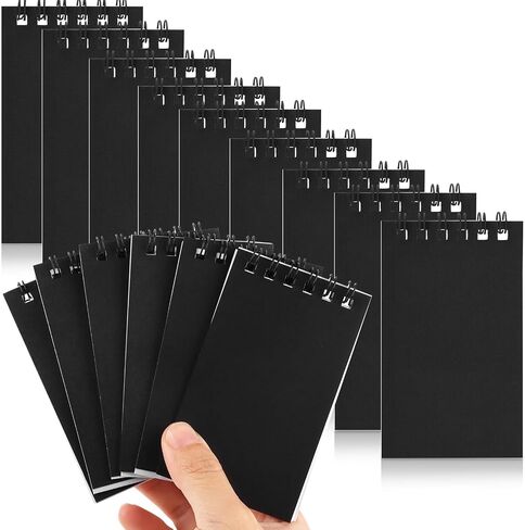 دفتر ملاحظات حلزوني صغير 24 PCS Mini Journal Notebooks تعيين دفاتر غلاف ملونة للأطفال لوازم الحفلات للأطفال مكافآت الفصول الدراسية المعلم in Saudi Arabia