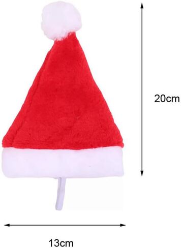 قبعة Pet Santa for Dogs ، قبعات عيد الميلاد للقطط ، إكسسوارات زي زخرفة أزياء عيد الميلاد جرو in Saudi Arabia