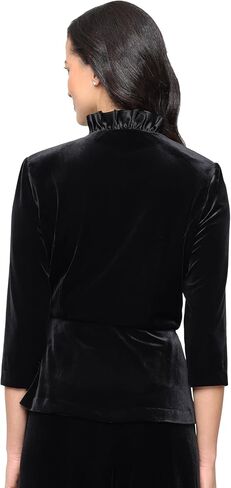 Alex Evenings Women's Velvet Blouse Top (Multiple Styles Petite and Regular Sizes) in Saudi Arabia