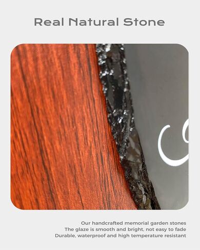 Sympathy Gift Garden Stone Memorial Plaque for Loss of Loved One, Unique Mom, Dad or Husband Bereavement Remembrance Grief & in Memory of Loved Ones Gift for Outdoor or Indoor Decor in Kuwait