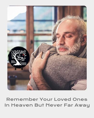 Sympathy Gift Garden Stone Memorial Plaque for Loss of Loved One, Unique Mom, Dad or Husband Bereavement Remembrance Grief & in Memory of Loved Ones Gift for Outdoor or Indoor Decor in Kuwait