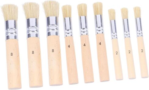Homoyoyo 3SET DIY Art Crafts Paint Brush مجموعة stencil فرشاة in Saudi Arabia