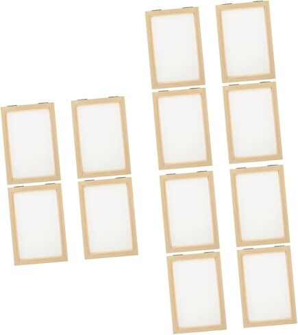 Stobok 12 PCS Paper Paper Paper Making Craft Mould Paper Tools Frame Frame Frame للأطفال in Saudi Arabia