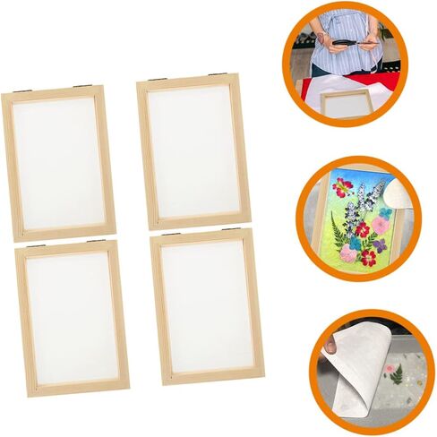 Stobok 12 PCS Paper Paper Paper Making Craft Mould Paper Tools Frame Frame Frame للأطفال in Saudi Arabia