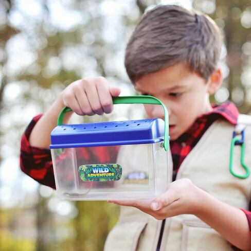 Wild Adventure Bug Catcher and Critter Shack Includes Tweezers and Magnifying Glass, Stem Toy Habitat for Indoor/Outdoor Insects, Educational Learning 3+ in Saudi Arabia