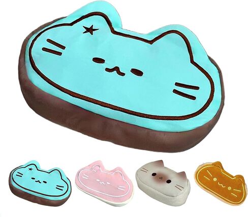 Super Super Lucky Lucky Themper theme Pencil Case ، كبيرة السعة الكبيرة ذات الأبقار الناعمة السعيدة Kitty Fluffy Cluffy Zipper Pencil Box Case ، Bag Bag Storage Holder Bag Bag -yellow Cat in Kuwait
