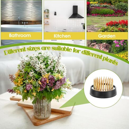 6 PCS Flower Frogs Supplies ، Flower Flower Usporting Ikebana Kenzan ، PIN حامل الأدوات الثابتة لتزيين تثبيت النبات ، 0.91 "، 1.02" ، 1.3 " in Kuwait