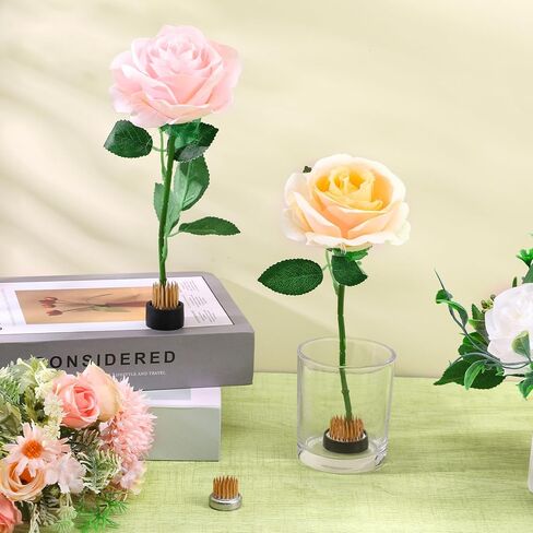 6 PCS Flower Frogs Supplies ، Flower Flower Usporting Ikebana Kenzan ، PIN حامل الأدوات الثابتة لتزيين تثبيت النبات ، 0.91 "، 1.02" ، 1.3 " in Kuwait