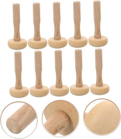 kallory 10pcs أداة طباعة الطباعة الفخار فرك الأسطوانة الحبر الحبر للفن in Kuwait