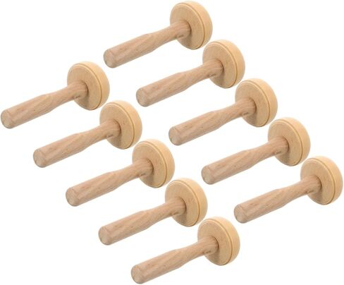 PLAFOPE 10pcs Mushroom Printmaking Tool Durable Wood Ink Roller for Art Rubbing Ergonomic Handle for Easy DIY Painting and Printing for School and Craft Projects in Saudi Arabia