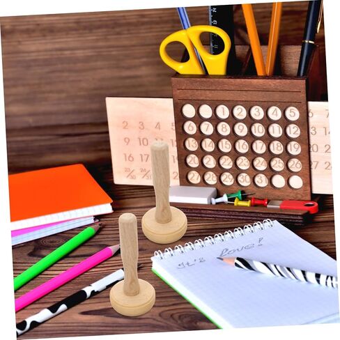 PLAFOPE 10pcs Mushroom Printmaking Tool Durable Wood Ink Roller for Art Rubbing Ergonomic Handle for Easy DIY Painting and Printing for School and Craft Projects in Saudi Arabia