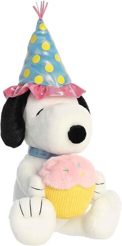 Aurora® Adorable Peanuts® Birthday Snoopy™ Stuffed Animal - Officially Licensed Toys for All Snoopy Fans - Nostalgic Gift for Adults and Birthday Celebrations - 12 Inches in Kuwait