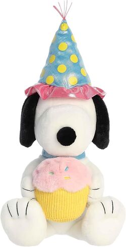 Aurora® Adorable Peanuts® Birthday Snoopy™ Stuffed Animal - Officially Licensed Toys for All Snoopy Fans - Nostalgic Gift for Adults and Birthday Celebrations - 12 Inches in Kuwait