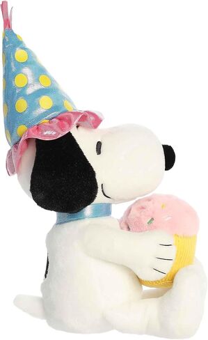 Aurora® Adorable Peanuts® Birthday Snoopy™ Stuffed Animal - Officially Licensed Toys for All Snoopy Fans - Nostalgic Gift for Adults and Birthday Celebrations - 12 Inches in Kuwait