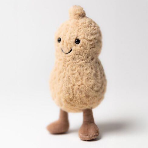 Jellycat Amuseables Peanut Stuffed Toy, 6 inches - Food Plush - Fun Gift Idea in Saudi Arabia