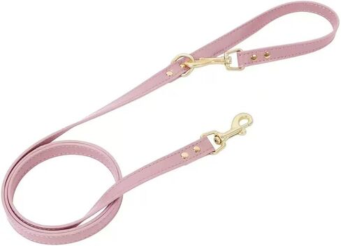 تسخير قطة Loudik Leather Cat ومجموعة المقود ، 6 ألوان متوفرة ، سترة قابلة للتعديل للحيوانات الأليفة مع القوس ، مقاومة للماء ، أحجام S/M ، مقود 120 سم (مجموعة كاملة - بني ، M （6-10 كجم）) in Kuwait