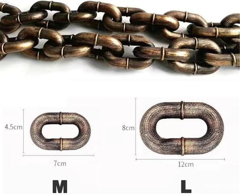 Funny Huge Dog Leash - Simulation Iron Chain for Small Dogs and Cats Plastic Puppy Traction Pets(Black M,200cm (78.7in)) in Kuwait