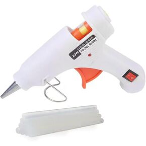 Hot Glue Gun with 10 Glue Sticks, 30W Mini Glue Gun Kit, for Arts & Crafts School Use, Christmas Decoration, Quick Repairs, White (blue) in Kuwait