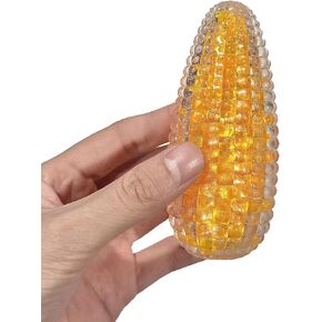 1Pcs Corn Crunchy Stress Ball Squishy Toys for Kids,Clear Squishy Fidget Toy with Crunchy Sound for Adults,Sensory Fidget Toys for Stress Relieve Squeeze Toys (Yellow) in Saudi Arabia
