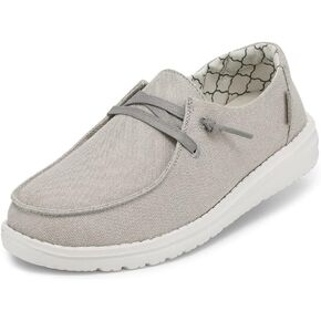 Hey Dude Women's Wendy Canvas | Women’s Shoes | Women’s Lace Up Loafers | Comfortable & Light-Weight in Kuwait