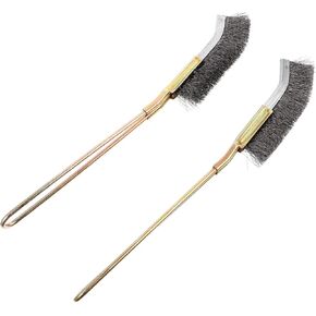 Upkoch 2pcs Bird Cage Cleaning Brush Brushes Long Handle Frants لسهولة الصيانة اليومية لأقفاص الطيور خفيفة الوزن وملحقات مقاومة للرائحة للببغاوات والحيوانات الأليفة in Kuwait