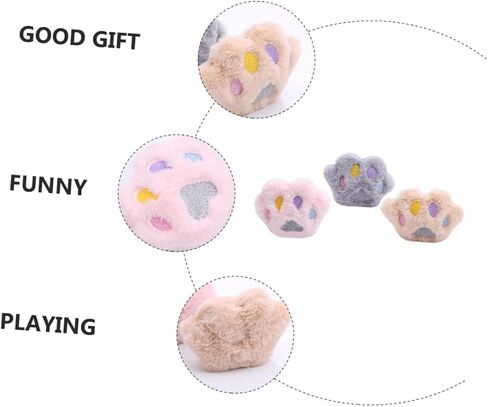 BESPORTBLE 6Pcs Cat Plush with Catnip Funny Claw Design Soft Pet Playthings for Stimulates Hunting Instincts and Keeps Cats Fit in Saudi Arabia
