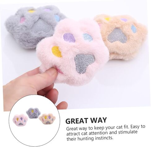 BESPORTBLE 6Pcs Cat Plush with Catnip Funny Claw Design Soft Pet Playthings for Stimulates Hunting Instincts and Keeps Cats Fit in Saudi Arabia