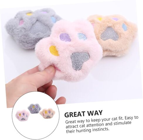 6pcs القط أفخم مع Catnip لطيف Cat Cat Claw محشو الحيوانات الأليفة للقطط الداخلية النشطة تشارك مضغ الخدش متعة لوقت لا نهاية له in Saudi Arabia