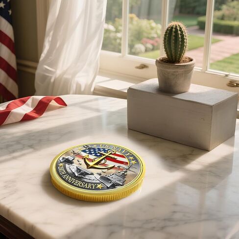 Navy Marine Corps 250 Coins الذكرى المعدنية ، العملات المعدنية التحدي العسكرية- الهدية المعدنية المعدنية القابلة للتحصيل القابلة للتحصيل ، 1.77 بوصة in Kuwait