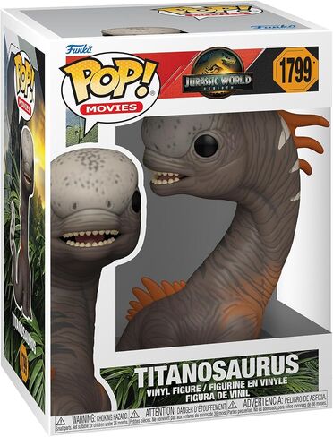 Funko Pop! Movies: Jurassic World: Rebirth - Titanosaurus - Collectable Vinyl Figure - Gift Idea - Official Merchandise - Toys for Kids & Adults - Movies Fans - Model Figure for Collectors in Saudi Arabia