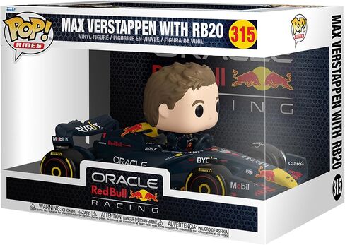 فونكو بوب! ركوب الخيل Super Deluxe: Racing - Max Verstappen مع RB20 - Racing - FINYL Figure - فكرة الهدية - البضائع الرسمية - ألعاب للأطفال والكبار - عشاق السباقات in Saudi Arabia