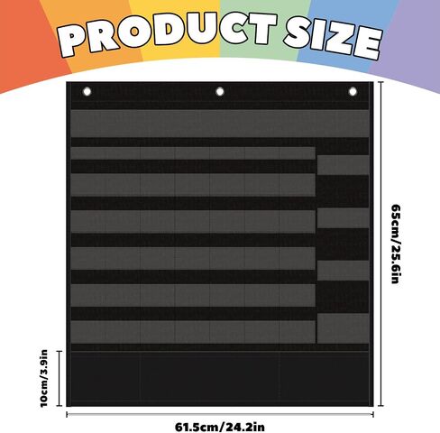 All-in-One Calendar Weather Pocket Chart - Interactive Preschool Learning Board for Morning Meeting Circle Time, with Seasons Months Days Weather Cards (Homeschool/Daycare) in Saudi Arabia