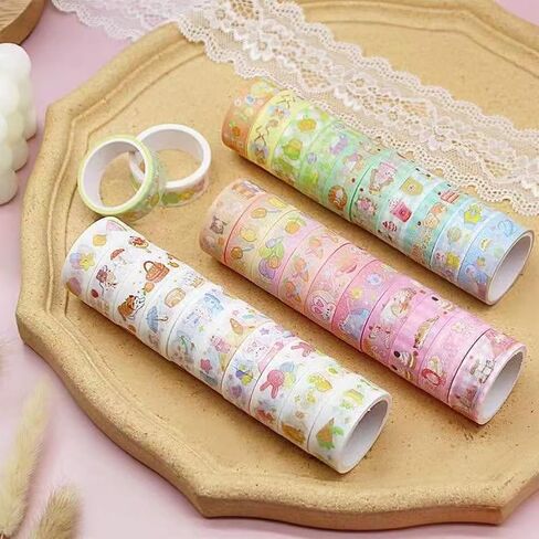 60 Rolls Holiday Washi Tape Set - Tape Tape Decorative ins شريط ملون ، شريط واش in Saudi Arabia