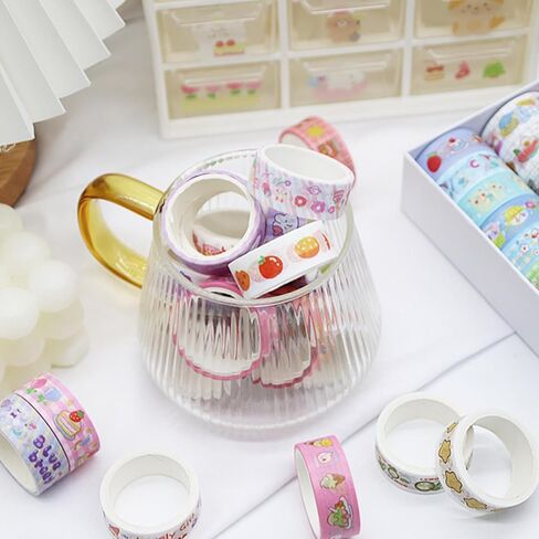 60 Rolls Holiday Washi Tape Set - Tape Tape Decorative ins شريط ملون ، شريط واش in Saudi Arabia