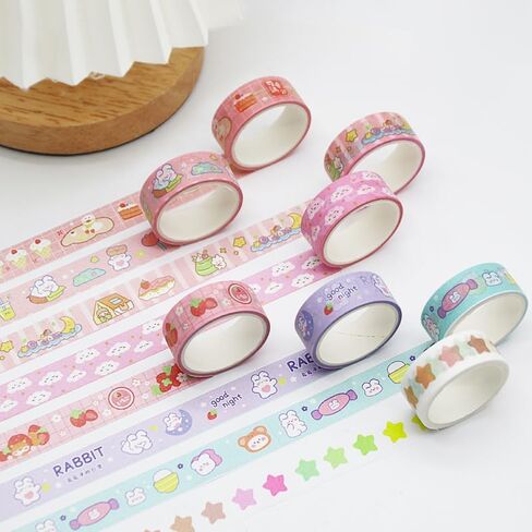 60 Rolls Holiday Washi Tape Set - Tape Tape Decorative ins شريط ملون ، شريط واش in Saudi Arabia
