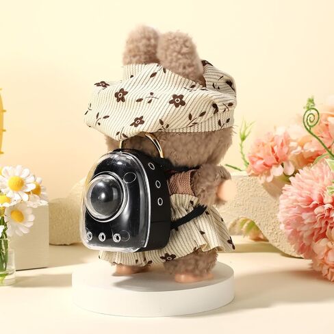 Backpack for Doll, Adorable Realistic Doll Mini Backpack Accessories Perfect for Collectors & Fashion Display (Black) in Saudi Arabia