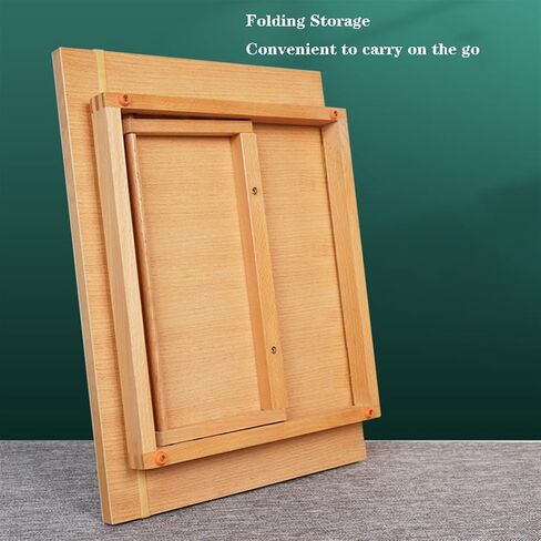 Beechwood Tabletop Easel Storage Box 4-Speed Adjustment Painting & Display Table Easel Stand Portable for Beginners Artists in Saudi Arabia