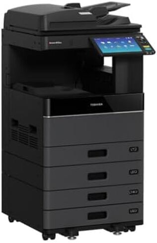 Toshiba E-Studio 4515AC A3 Color Laser Multi-Function Copier-45ppm ، نسخة ، طباعة ، فحص ، فحص إلى usb ، الطباعة من الفائدة ، المزدوجة التلقائية ، الشبكة ، 4 صواني ، حامل (متجدد) in Kuwait