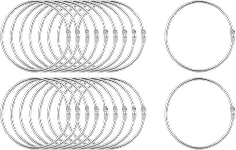 1 Inch 50 Pack Loose Leaf Binder Rings Metal Rings for Crafts Book Rings for Index Cards, Key Rings & School/Office Supplies in Kuwait