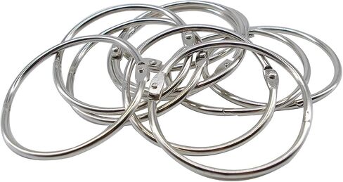 1 Inch 50 Pack Loose Leaf Binder Rings Metal Rings for Crafts Book Rings for Index Cards, Key Rings & School/Office Supplies in Kuwait
